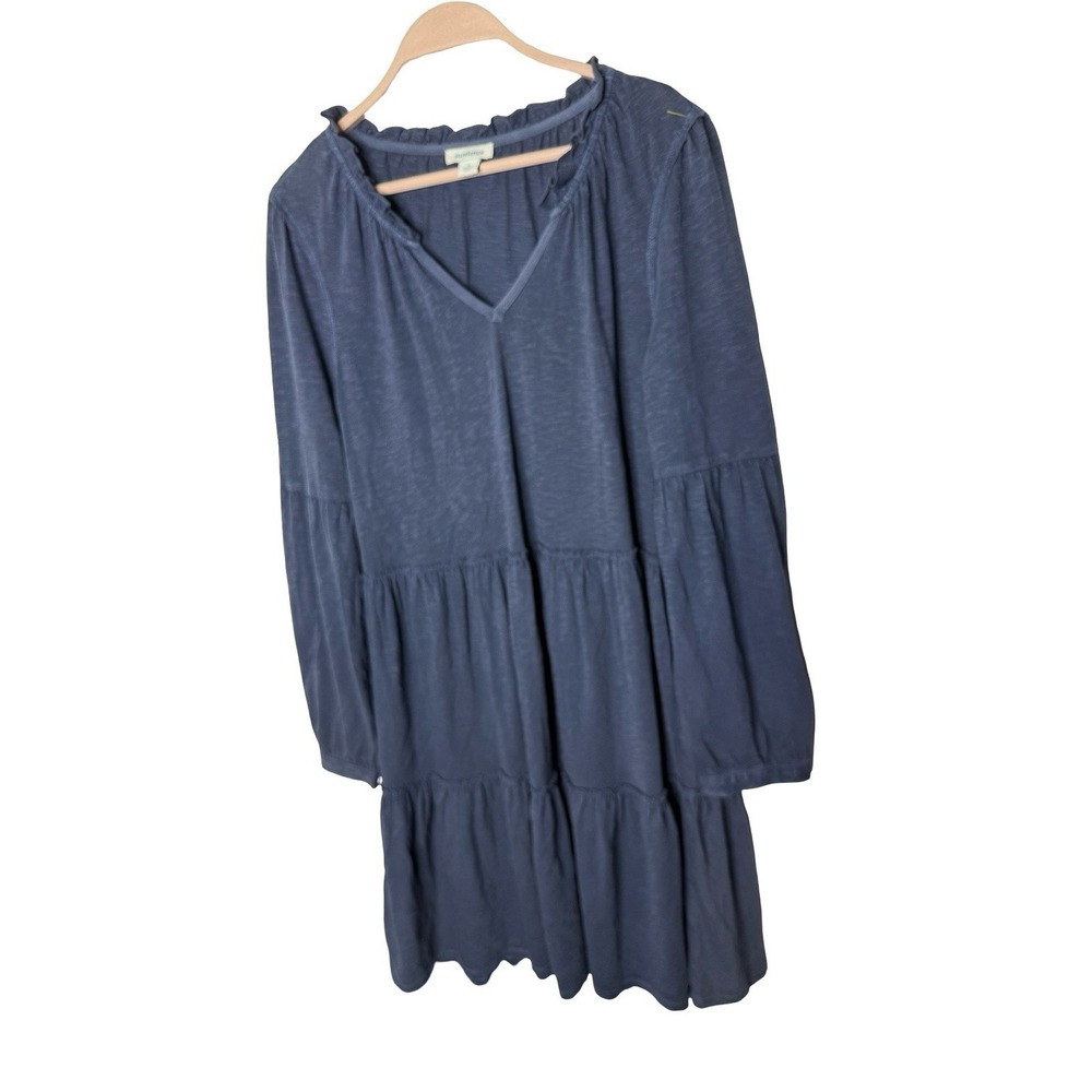 Sundance Catalog By Dylan Blue 100%‎ Cotton "Iris Tiered Dress sz small